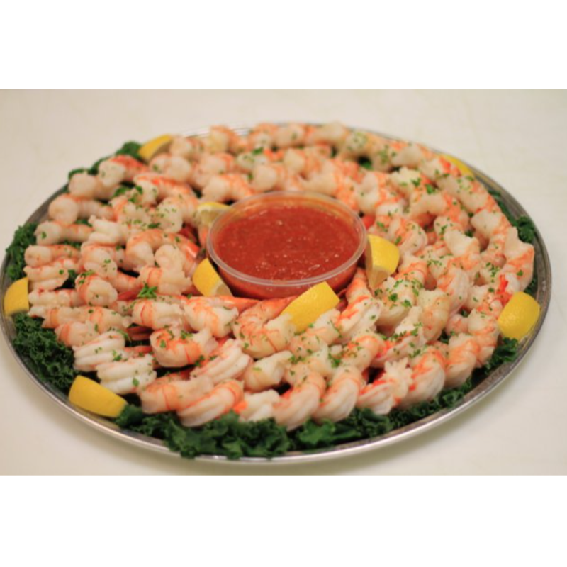 100 Large Shrimp Tray Main Image